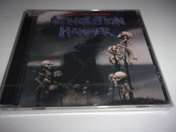 Producto - CD DEMOLITION HAMMER EPIDEMIC OF VIOLENCE NUEVO 39C REMASTERED BONUS LIVE
