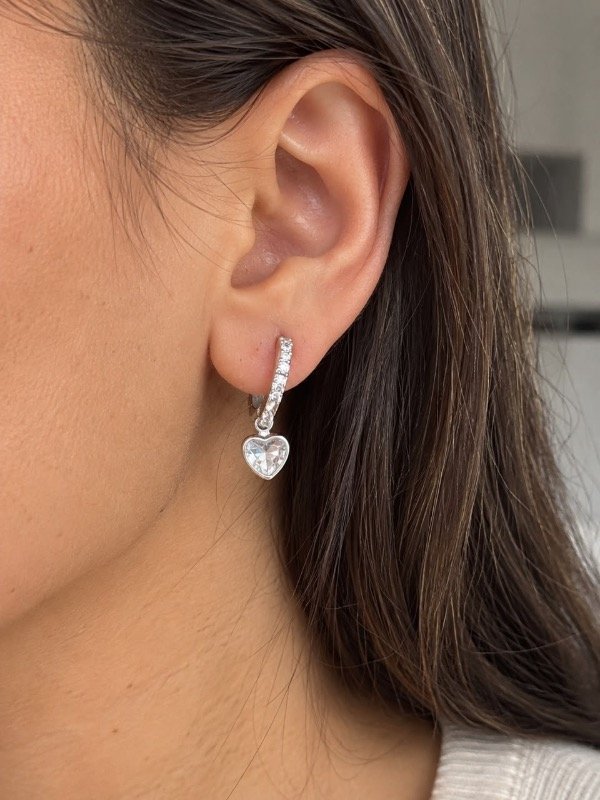 Producto - Aros acero blanco 017