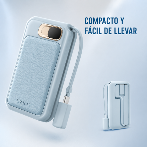 Producto - Cargador + Visor de Carga Con Cables TPC-IPH 22.5W-10000mAh  PB128 - EZ-S80. - 1