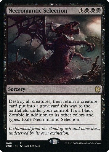Producto - Necromantic Selection  Zendikar Rising Commander
