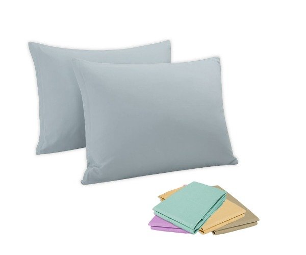 Producto - Pack Fundas de almohada x2 Unidades Tela Percal 144 hilos
