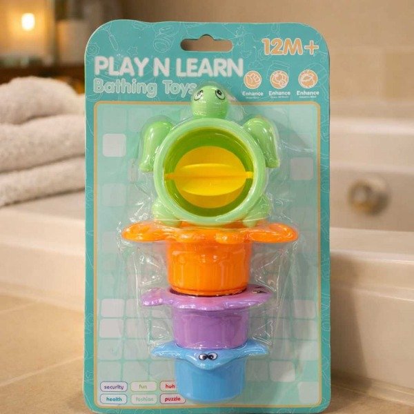 Producto - Juego de Bañera Tortuga x4 7299