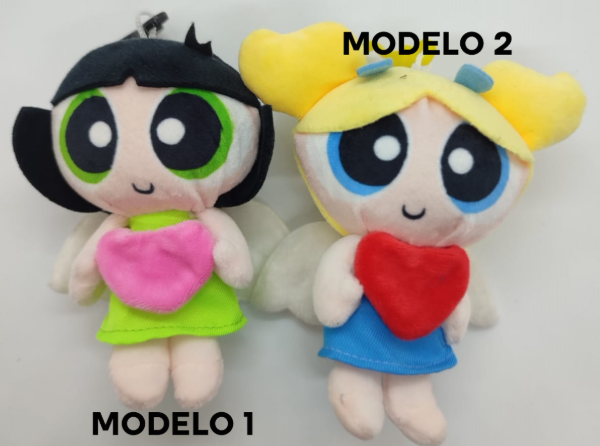 Producto - Llavero Chicas Superpoderosas con corazón