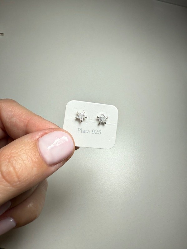 Producto - Piedra blanca en forma de estrellita - 1
