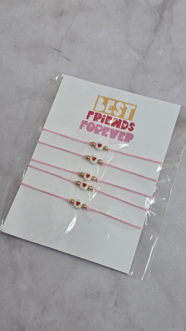 Producto - Pulseras compartidas x5 amigas