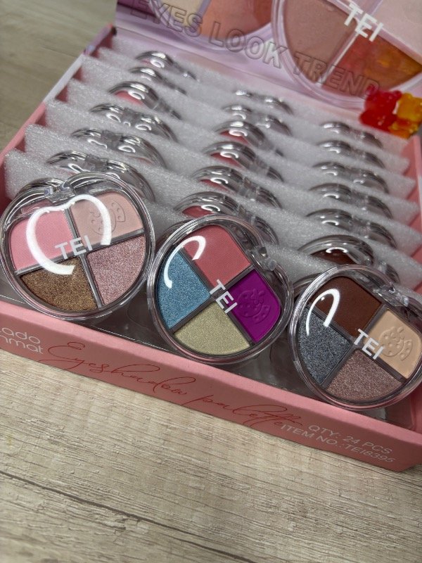 Producto - Sombras corazón matte y brillo TEI