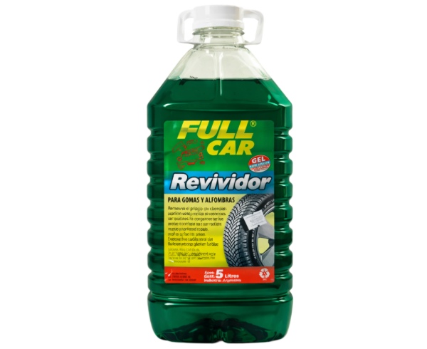 Producto - Revividor de Gomas y Alfombras VERDE 5 Litros FULLCAR
