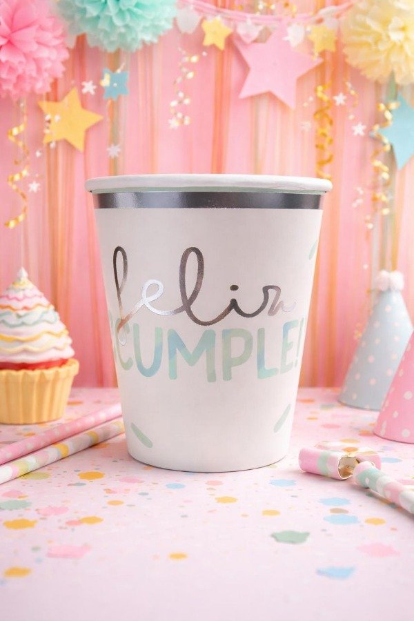 Producto - VASO "FELIZ CUMPLE" SPRINKLES x10un