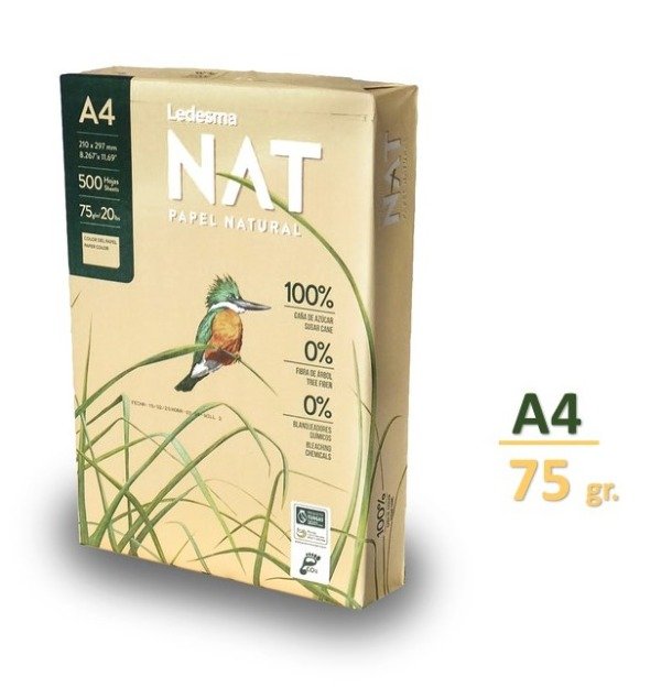 Producto - RESMA LED.NAT A4 75gr.