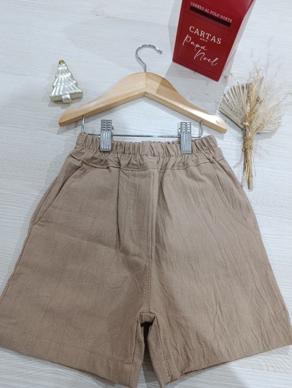 Producto - Bermuda Tusor Marrón