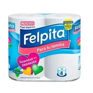 Producto - PAPEL HIGIENICO FELPITA X 4U