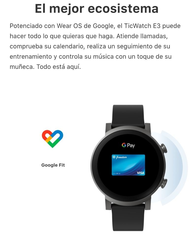 Mobvoi TicWatch E3 - Meraki Store Mdz