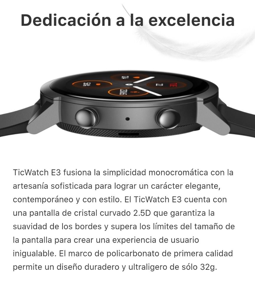 Mobvoi TicWatch E3 - Meraki Store Mdz
