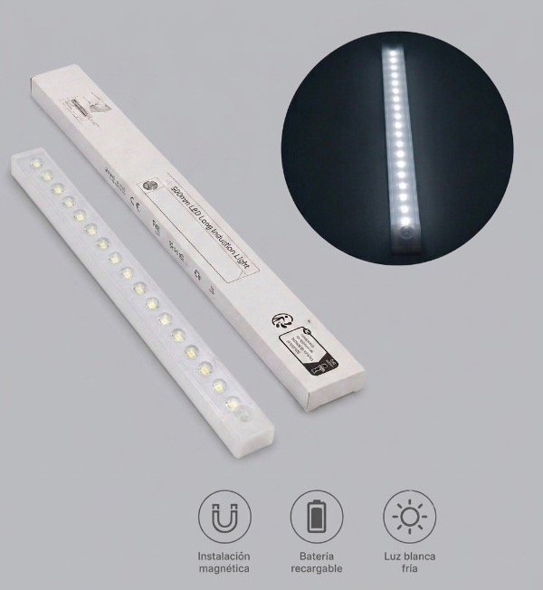 Producto - Barra de luz magnética 50cm con sensor A-32