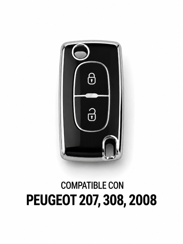 Producto - Funda de llave TPU Peugeot 1