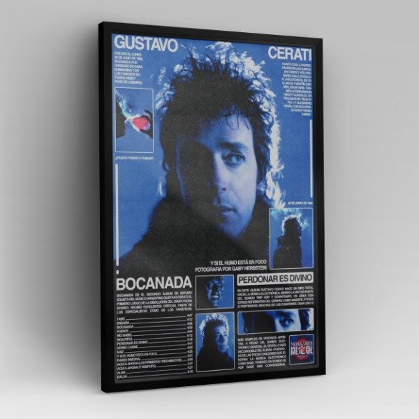 Producto - Cuadro Póster Gustavo Cerati
