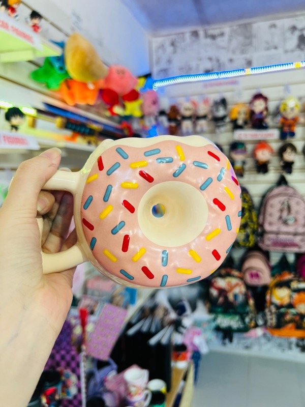 Producto - Taza 3D de ceramica Dona fresa