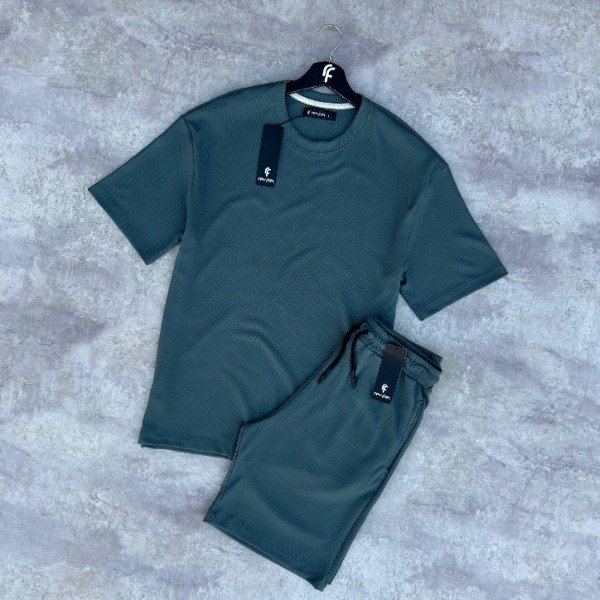 Producto - CONJUNTO WAFFLE OVERSIZE PETROLEO