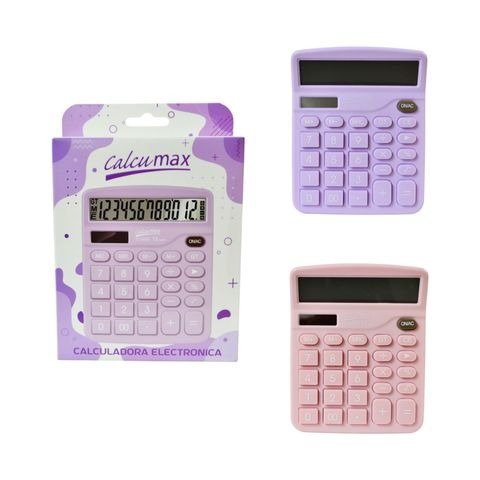 Producto - CALCULADORA 12 DIGITOS PASTEL 12X14.5CM CALCUMAX
