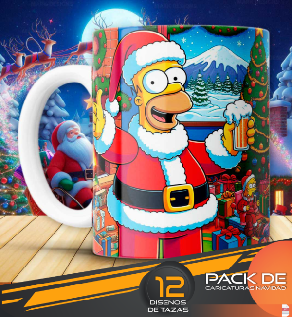 Producto - CARICATURAS NAVIDAD COD 4803