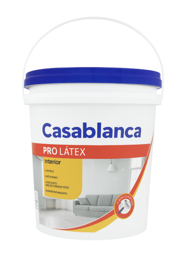 Producto - Pintura Látex Casablanca Pro Interior Blanco Mate 20l