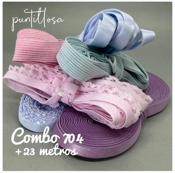 Producto - Combo Elásticos Surtidos 704-  +23 metros