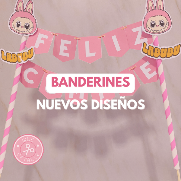 Producto - Banderines Personajes Nuevos
