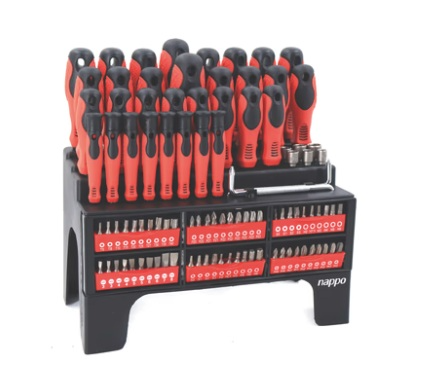 Producto - Kit de destornilladores de precision -100 piezas -c/soporte de guardado