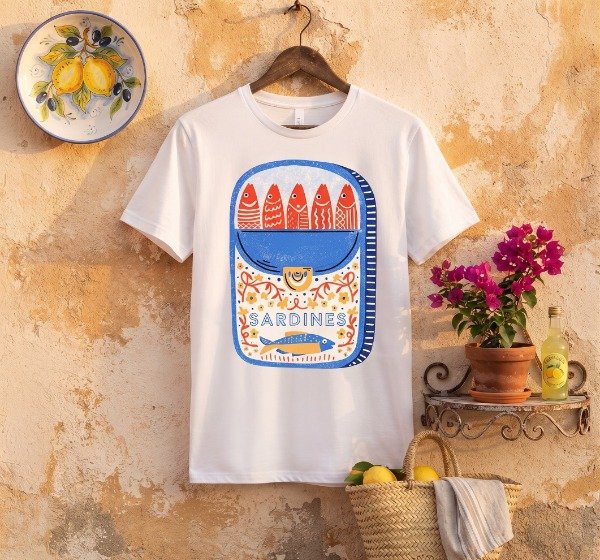 Producto - Remera Spum Unisex Lata Sardines