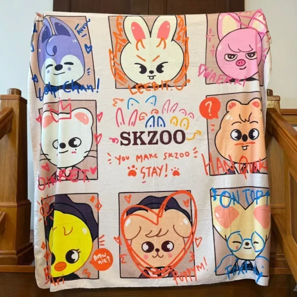 Producto - Manta polar soft SKZOO Straykids
