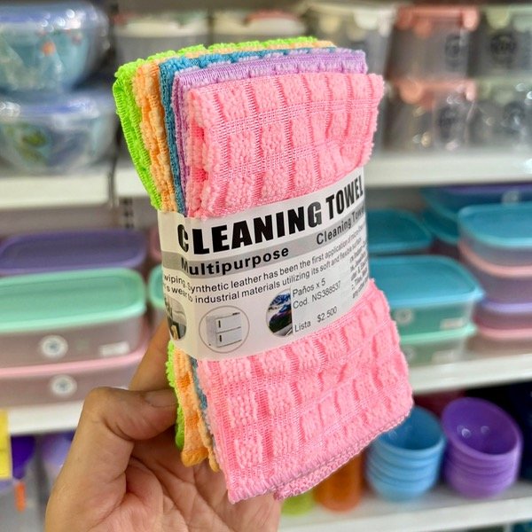 Producto - Set X5 Paños Microfibra 388537