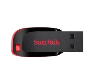 Producto - Pen Drive SANDISK Cruzer Blade 128GB USB 2.0 Tipo A Negro
