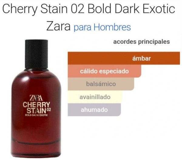 Producto - Perfume Cherry Stain 02 Bold Dark Exotic 100ml Zara - 1