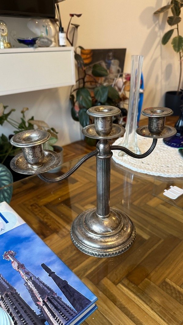 Producto - Candelabro bañado en plata