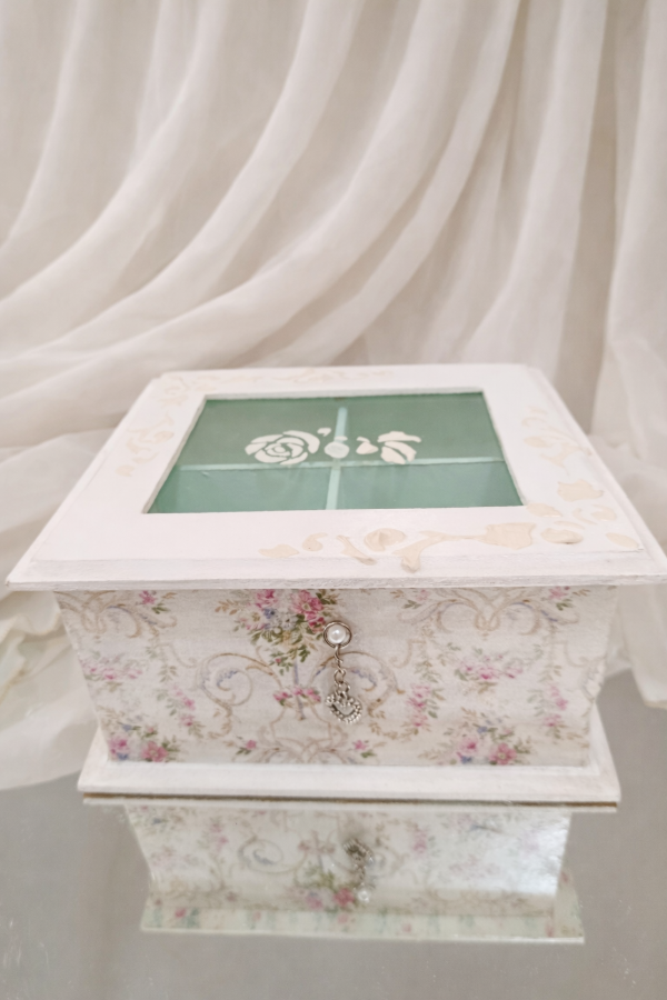 Producto - Caja de te de 4 divisiones tapa de vidrio mod 2