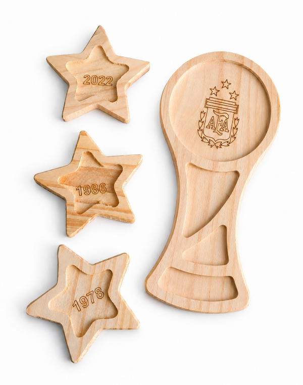 Producto - SET PICADA COPA DEL MUNDO 3 ESTRELLAS