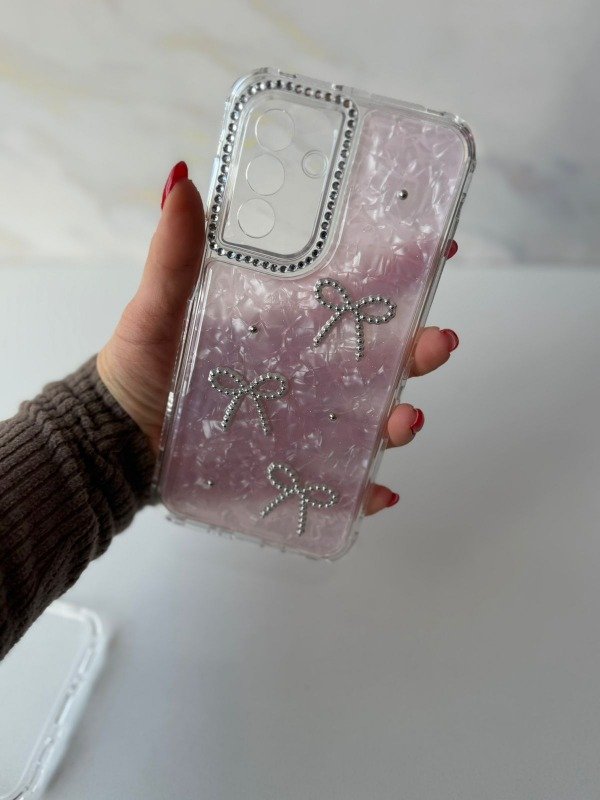 Producto - Case 360 moños rosa