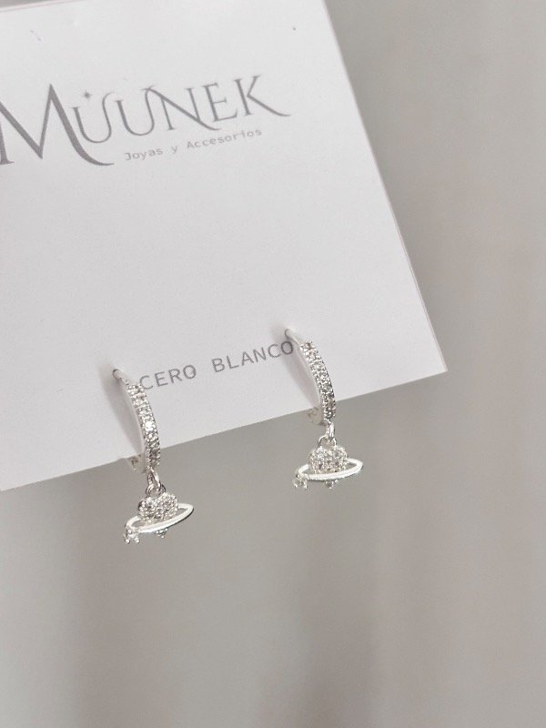 Producto - Aros cubano italiano saturno love