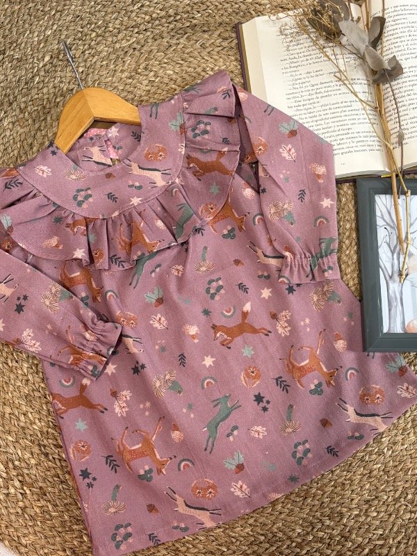 Producto - Vestido Bosque en Calma Talle 5/6 años