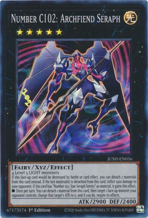 Producto - Number C102: Archfiend Seraph - JUSH-EN056