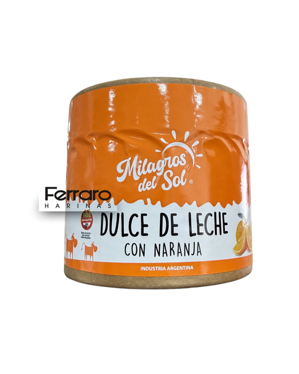 Producto - Dulce de leche Milagros del sol naranja 500gr