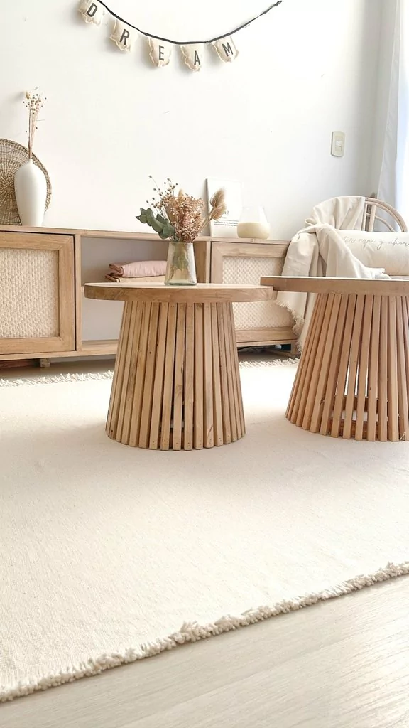 Producto - Alfombra liviana/manta LOLA - CRUDA