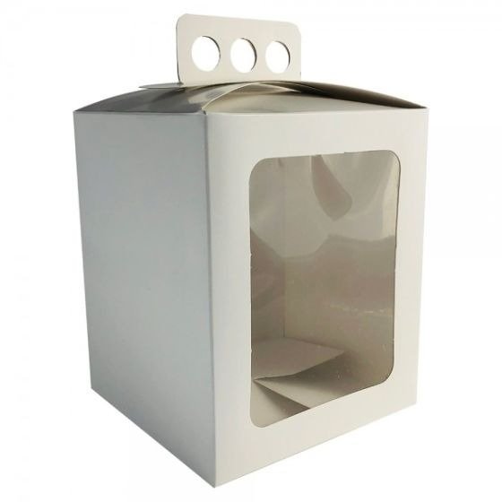 Producto - Caja Pan Dulce 1 KG - BLANCO C/VISOR 17x17x20