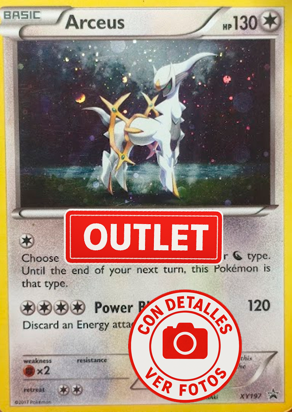 Producto - OUTLET Arceus XY197 XY Black Star Promos Holo Cosmos