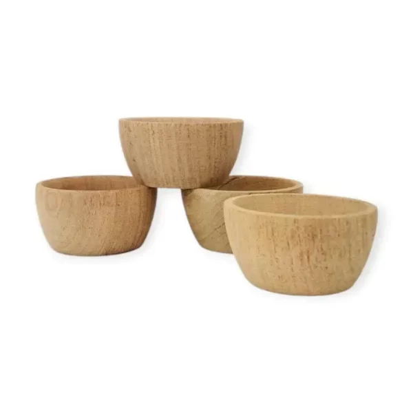 Producto - Cuenco de madera 7cm x 4 cm