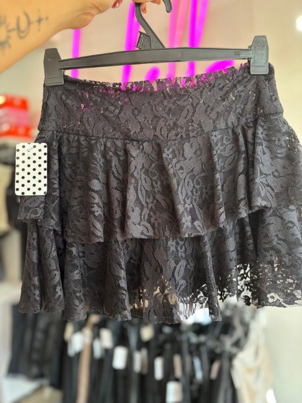 Producto - Short pollera de encaje