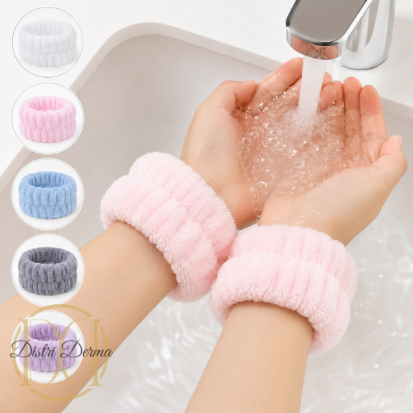 Producto - Muñequeras Absorbentes para Skincare y Gabinete - Par x2