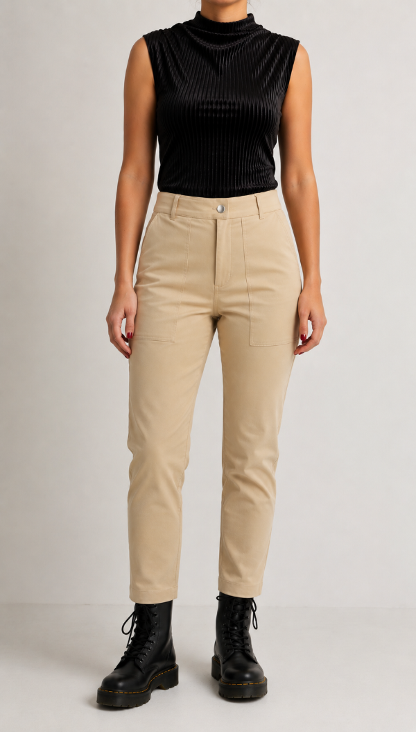 Producto - PANTALÓN RECTO GABARDINA