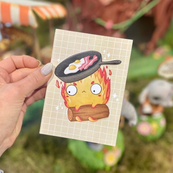 Producto - Print Texturado A6 Calcifer