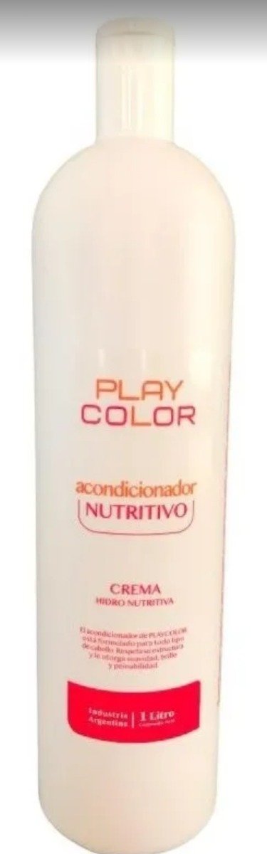 Producto - acondicionador nutritivo crema hidro  nutritiva play color x 1 litro